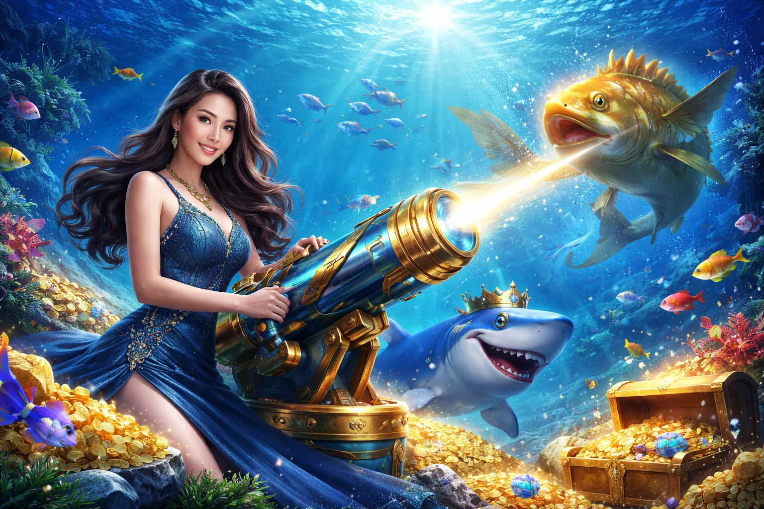 Giao diện chính trò chơi bắn cá Gowin66 APK